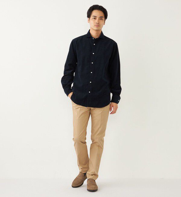 SHIPS Colors 「SHIPS Colors:〈洗濯機可能〉コーデュロイ ワイドカラー シャツ」|シャツ・ブラウス|