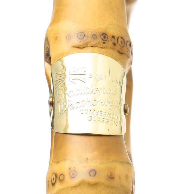 SHIPS any「Traditional Weatherwear: チェック バンブー ハンドル アンブレラ ミニ」|傘|