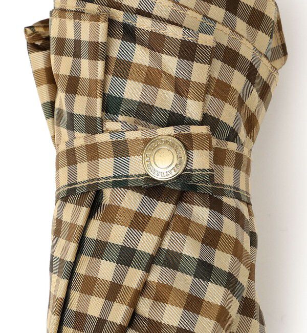 SHIPS any「Traditional Weatherwear: チェック バンブー ハンドル アンブレラ ミニ」|傘|