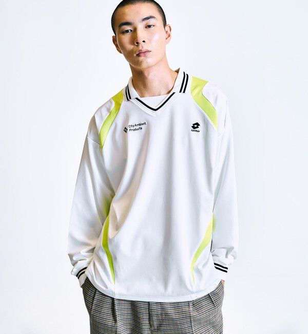 SHIPS「【City Ambient Products別注】LOTTO: GAME SHIRT」|Tシャツ・カットソー|ホワイト