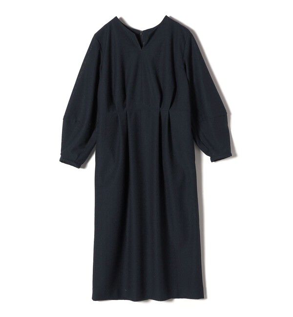 SHIPS for women「〈手洗い可能〉起毛 レース Iライン ワンピース」|ワンピース|