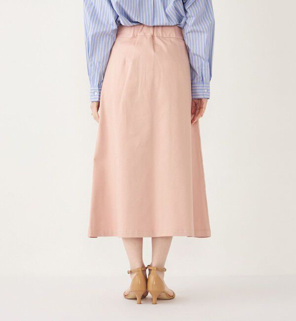 SHIPS Colors 「SHIPS Colors:〈洗濯機可能〉カラーデニム スカート」|フレア|