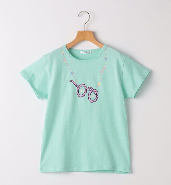 SHIPS KIDS「SHIPS KIDS:140～150cm / サマー モチーフ 半袖 TEE」|Tシャツ・カットソー|ミント