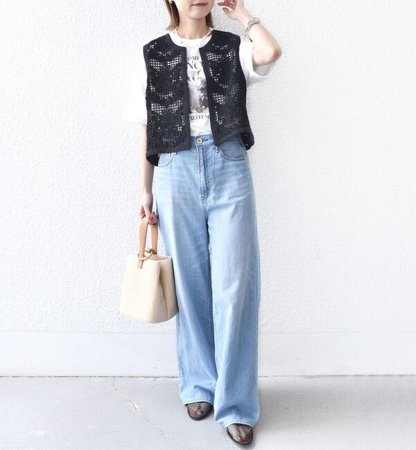 SHIPS for women「【SHIPS別注】81BRANCA:フォト ワイド TEE」|Tシャツ・カットソー|