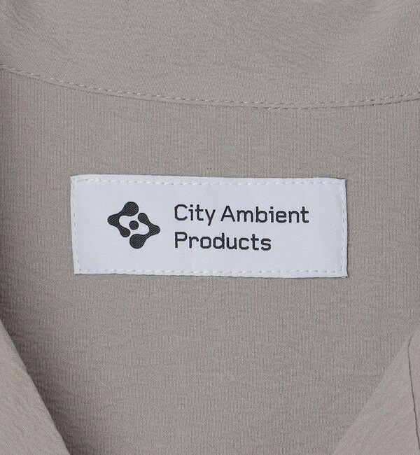 SHIPS「City Ambient Products: オープンカラー 楊柳 ソリッド ショートスリーブ シャツ」|シャツ・ブラウス|