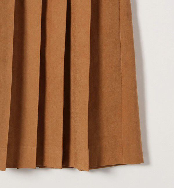 SHIPS any「SHIPS any:〈洗濯機可能〉ピーチスキン サイド プリーツ バンドカラー シャツ ワンピース」|ワンピース|