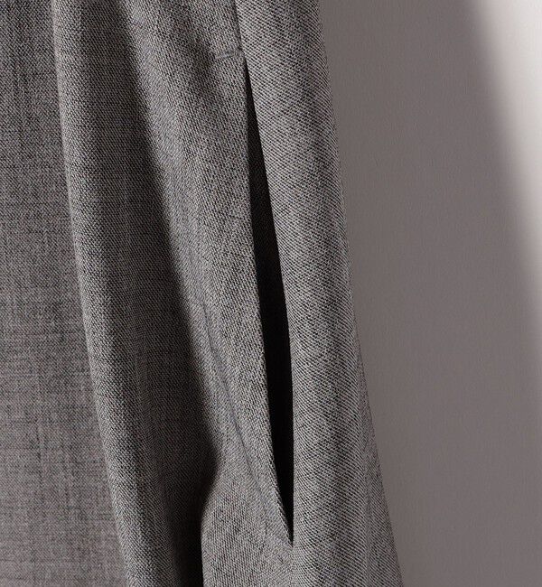 SHIPS any「SHIPS any:〈洗濯機可能〉ウーステッド パイピング ボタン フレア ワンピース」|ワンピース|