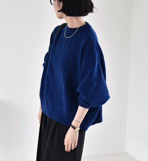 quaranciel「quaranciel:〈手洗い可能〉AQUA カシミヤ ミックス ドルマン ニット 25AW」|ニット・セーター|