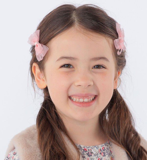 SHIPS KIDS「SHIPS KIDS:オーガンジー リボン ヘアピン セット」|その他|