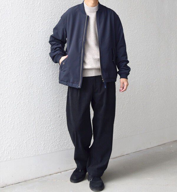 SHIPS any「SHIPS any:〈洗濯機可能〉ストレッチ 裏起毛 ウォーム アーバン ブルゾン (セットアップ対応)◇」|ブルゾン・スタジャン|