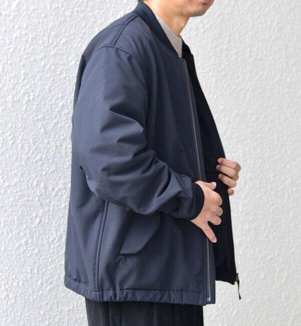 SHIPS any「SHIPS any:〈洗濯機可能〉ストレッチ 裏起毛 ウォーム アーバン ブルゾン (セットアップ対応)◇」|ブルゾン・スタジャン|