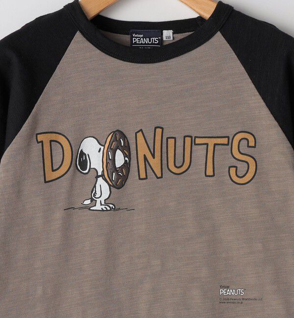 SHIPS KIDS「SHIPS KIDS:100～130cm /PEANUTS スヌーピー フットボール プリント Tシャツ」|Tシャツ・カットソー|
