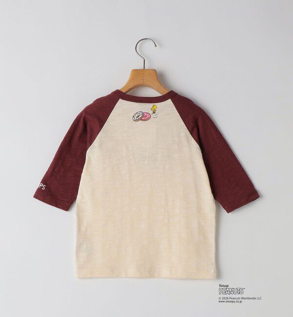 SHIPS KIDS「SHIPS KIDS:100～130cm /PEANUTS スヌーピー フットボール プリント Tシャツ」|Tシャツ・カットソー|