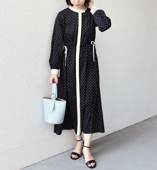 SHIPS Colors 「SHIPS Colors:〈手洗い可能〉配色 ギャザー ワンピース 2◇」|ワンピース|