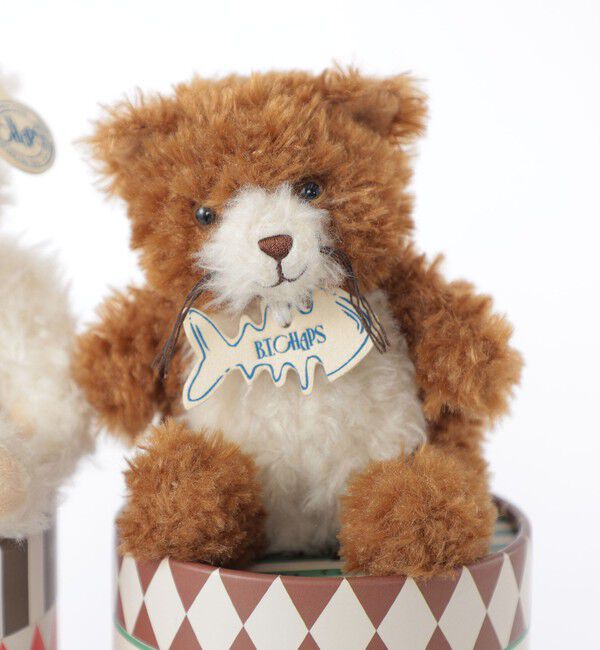 SHIPS KIDS「BON TON TOYS:B.T. CHAPS :Mini BEAR & CAT ぬいぐるみ」|その他ベビー用品|ブラウン系