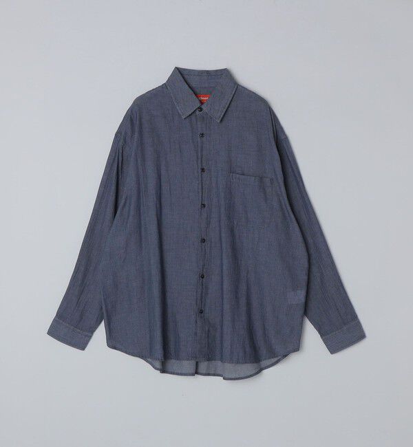 SHIPS Colors 「【SHIPS Colors別注】Engineer:シアー デニム シャツ◇」|シャツ・ブラウス|