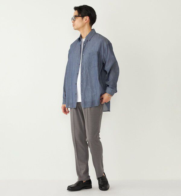 SHIPS Colors 「【SHIPS Colors別注】Engineer:シアー デニム シャツ◇」|シャツ・ブラウス|