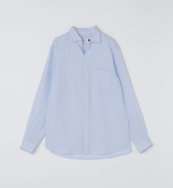 SHIPS Colors 「SHIPS Colors:ユーロリネン ワイドカラー スキッパー シャツ」|シャツ・ブラウス|