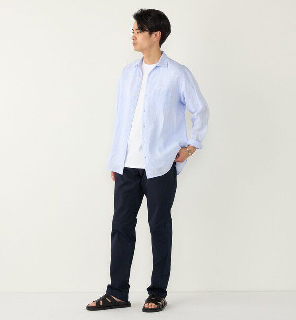 SHIPS Colors 「SHIPS Colors:ユーロリネン ワイドカラー スキッパー シャツ」|シャツ・ブラウス|