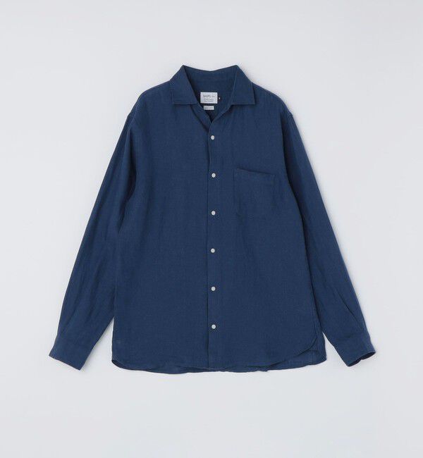 SHIPS Colors 「SHIPS Colors:ユーロリネン ワイドカラー スキッパー シャツ」|シャツ・ブラウス|