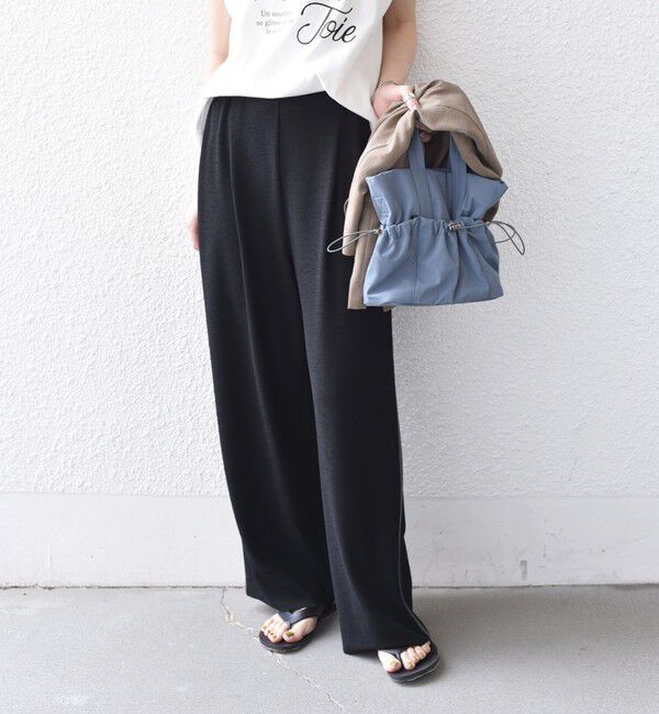 SHIPS Colors 「《予約》SHIPS Colors:〈手洗い可能〉ソフト 梨地 サイドライン パンツ◆」|その他|