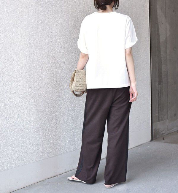 SHIPS Colors 「《予約》SHIPS Colors:〈手洗い可能〉ソフト 梨地 サイドライン パンツ◆」|その他|