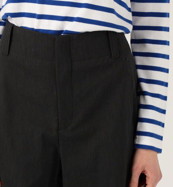 MACPHEE「レーヨンリネンコットン フレアクロップドパンツ」|その他|