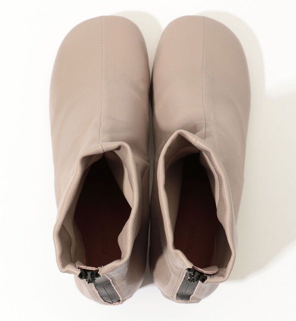 TOMORROWLAND GOODS「Purpred SECOND SKIN ラムレザー ショートブーツ」|ショートブーツ|