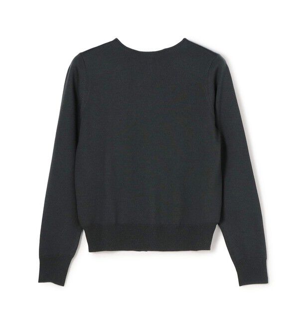 Ballsey「ウールポリエステルパールコンビ 2-wayプルオーバー」|ニット・セーター|59 ダークグリーン