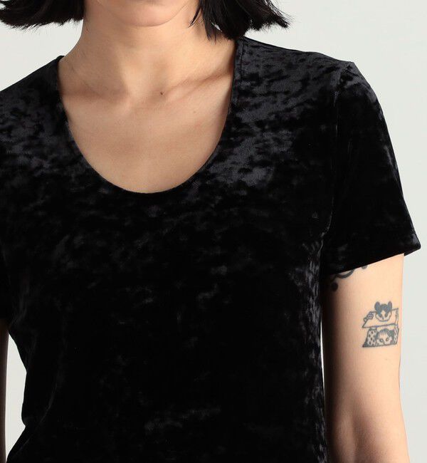 Edition「クラッシュベロアTシャツ」|Tシャツ・カットソー|