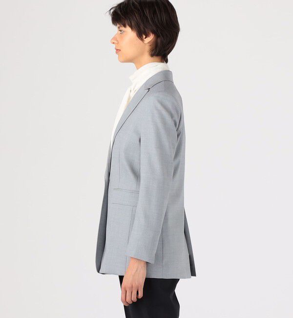 TOMORROWLAND collection「シャイニーピンポイント シングル1Bジャケット」|テーラードジャケット|