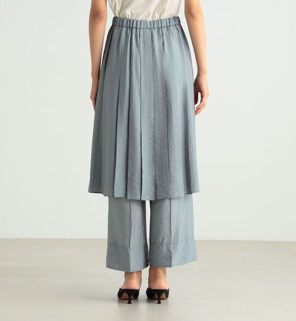 BACCA「オーガンジーレーヨンプリーツミドルスカート」|スカート|