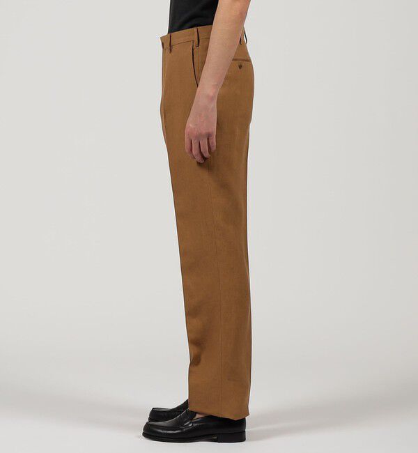 TOMORROWLAND MENS「ベルジャンリネン 2プリーツスラックス」|スラックス|