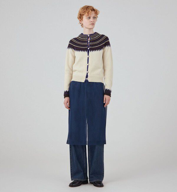 MACPHEE「ポリエステルシアー ミディスカート」|スカート|