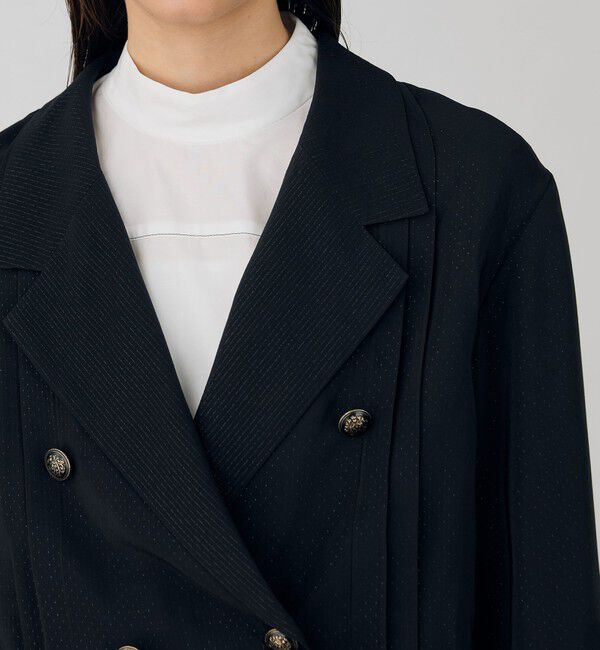 DES PRES「ドットジャカード ショートブルゾン」|ブルゾン・スタジャン|