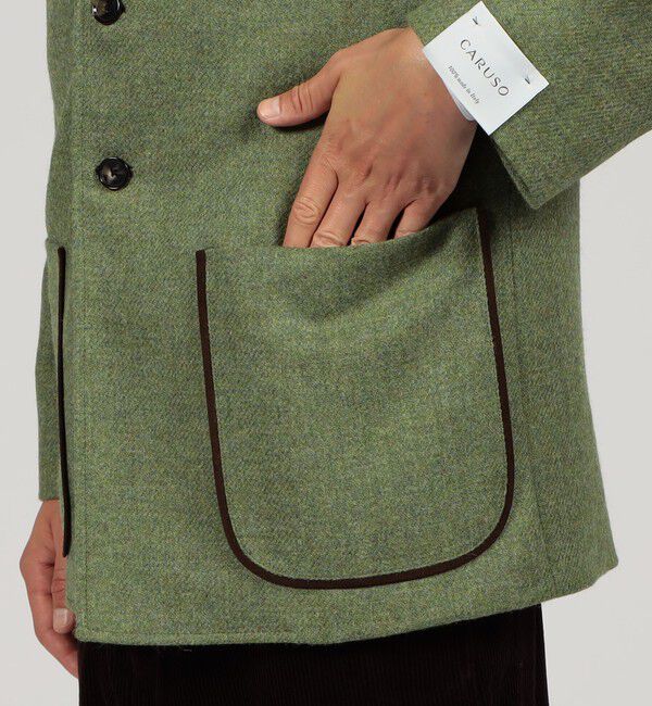TOMORROWLAND BUYING WEAR「【別注】CARUSO ウール フォレスティエールジャケット」|ブルゾン・スタジャン|