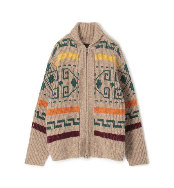 TOMORROWLAND MENS「【別注】PENDLETON カシミヤ ショールカラー カウチンニット」|ニット・セーター|46 ブラウン系