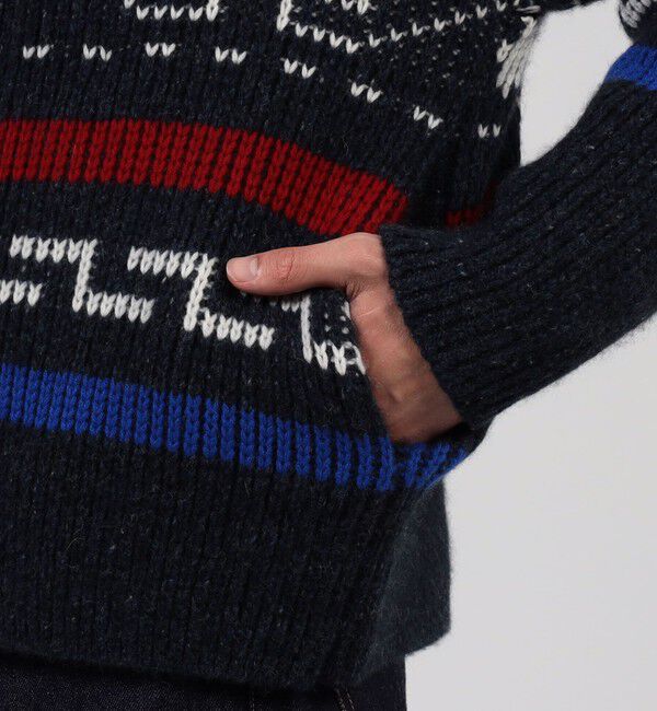 TOMORROWLAND MENS「【別注】PENDLETON カシミヤ ショールカラー カウチンニット」|ニット・セーター|