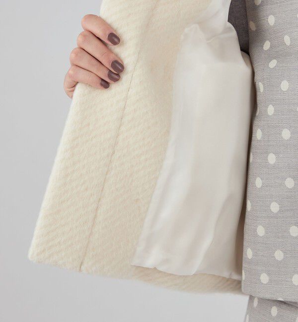 TOMORROWLAND collection「モヘヤダイアゴナル ショートダッフルコート」|ダッフルコート|