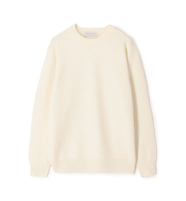TOMORROWLAND MENS「TOMORROWLAND tricot スーパーファインラムウール クルーネックプルオーバー」|ニット・セーター|11 ホワイト
