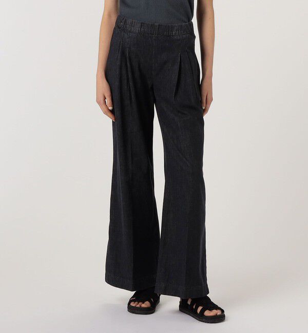 JAMES PERSE「コットンデニム タックワイドパンツ WBID1090」|デニム|