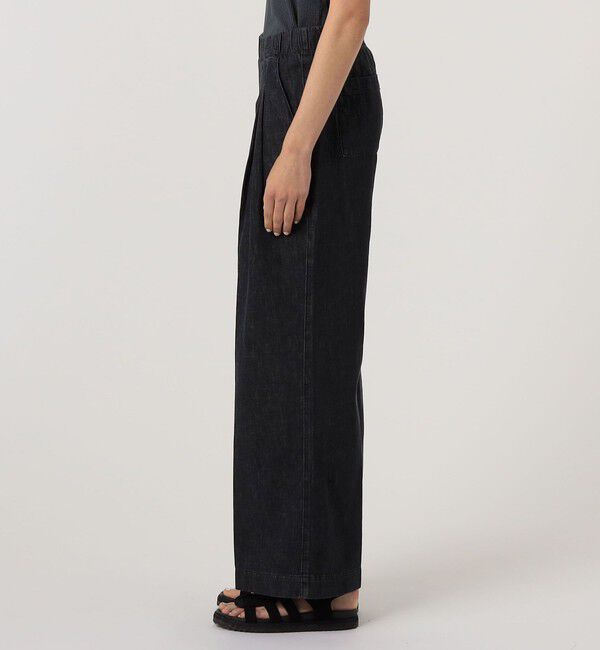 JAMES PERSE「コットンデニム タックワイドパンツ WBID1090」|デニム|