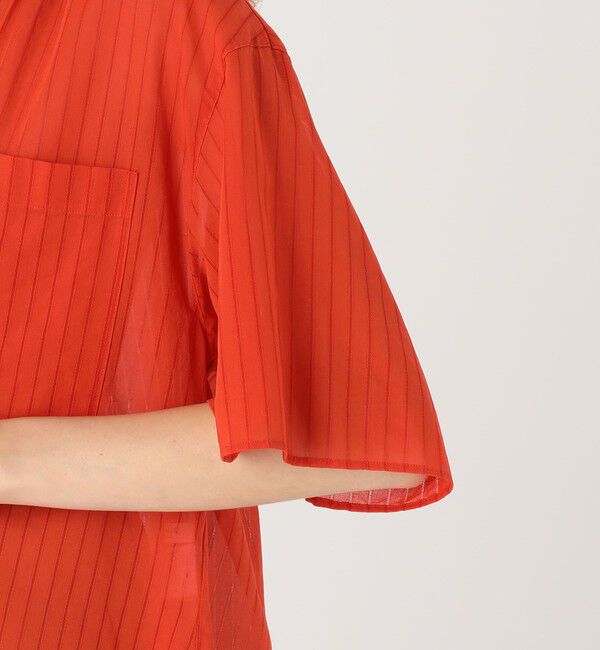 MACPHEE「ドビーストライプ チュニックブラウス」|シャツ・ブラウス|