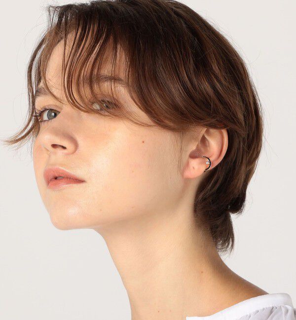 TOMORROWLAND GOODS「Hirotaka TREEHOPPER ベゼル ダイヤモンド 片耳イヤーカフ S」|イヤーカフ|