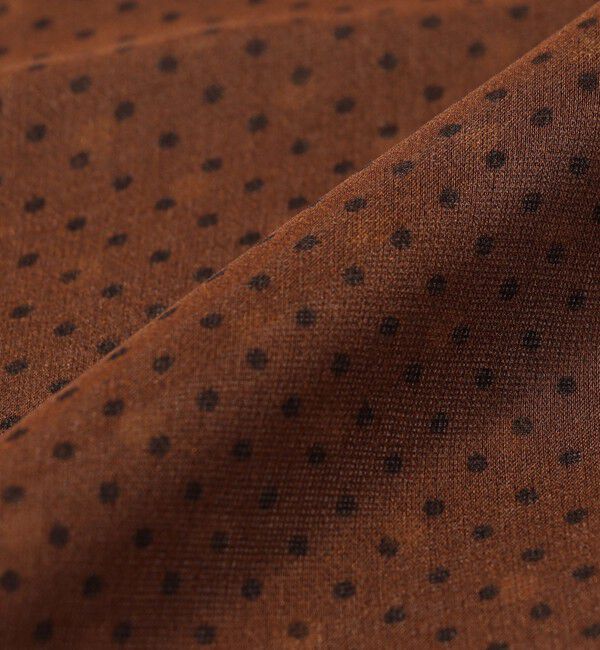 TOMORROWLAND GOODS「TOMORROWLAND ウール ドットプリントスカーフ」|バンダナ・スカーフ|