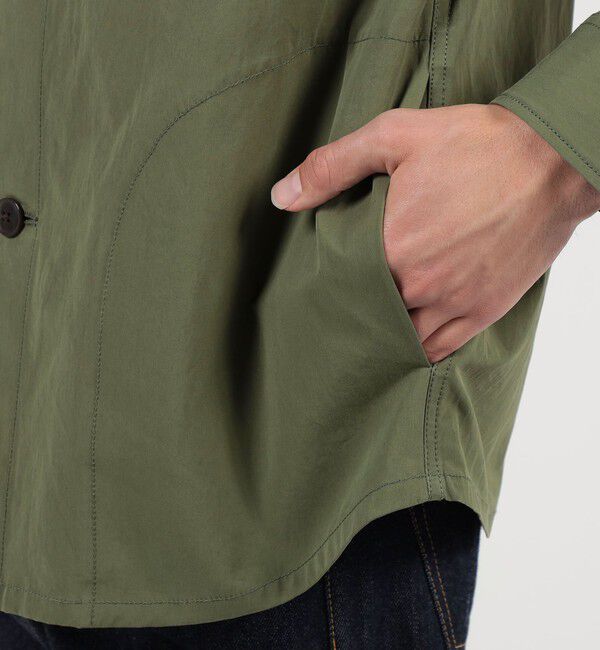 TOMORROWLAND MENS「80/2スーピマコットン ダブルポケットシャツブルゾン BORGHI」|ブルゾン・スタジャン|