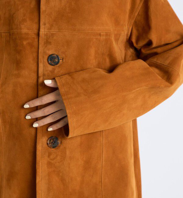 Edition「ゴートスエード カバーオール」|ブルゾン・スタジャン|