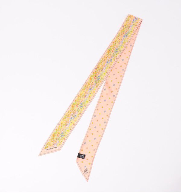 TOMORROWLAND GOODS「Atelier TOMORROWLAND FLOWER シルク ボウタイスカーフ」|バンダナ・スカーフ|