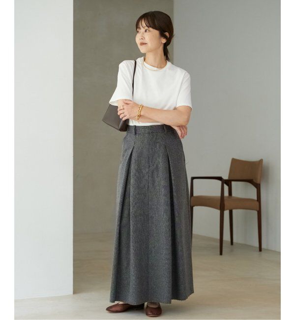 Plage「《追加》R'IAM TWEEDボンディング スカート」|スカート|