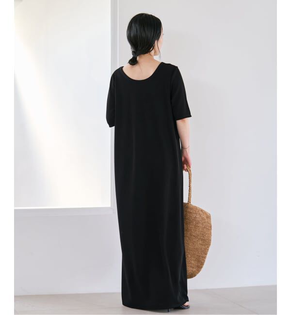 Plage「《追加》Rib ハーフスリーブ ワンピース 4」|ワンピース|